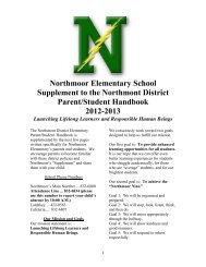 Student Handbook Supplement - Northmont City Schools