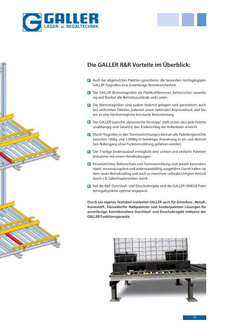 LAGER- UND REGALTECHNIK