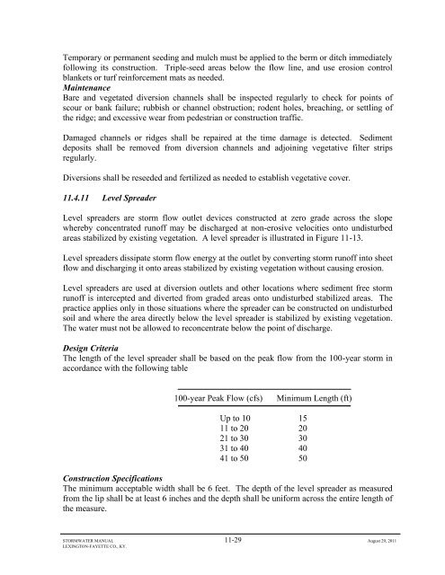 Stormwater Manual - Pima County Flood Control District