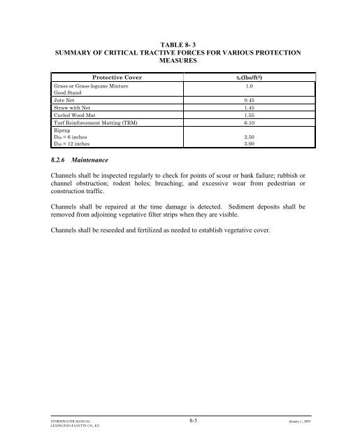 Stormwater Manual - Pima County Flood Control District