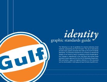 graphic standards guide - Gulf Oil