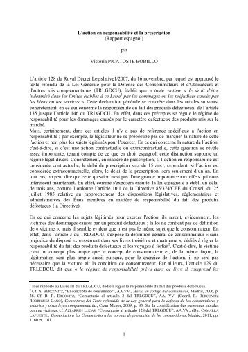 Rapport espagnol - Grerca