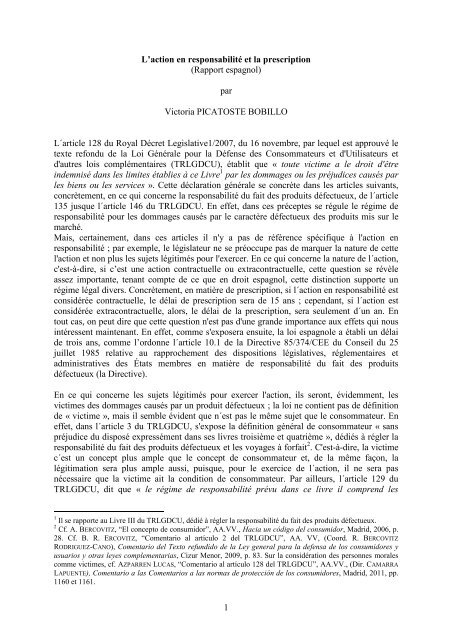 Rapport espagnol - Grerca