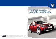 Tous les accessoires pour votre Dacia Sandero