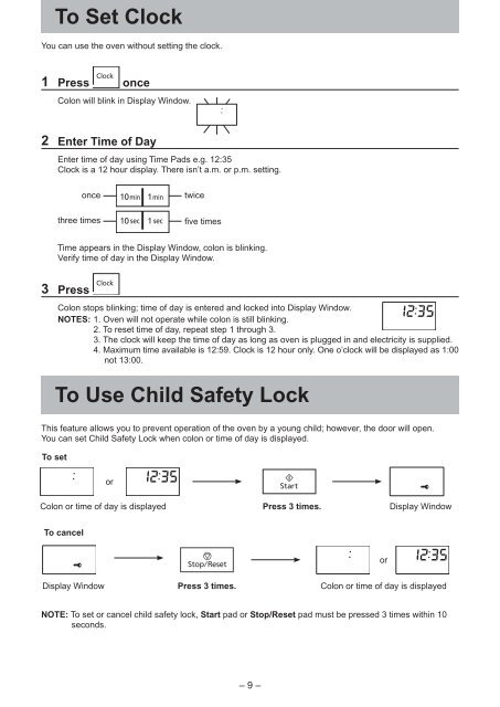 Panasonic NN-ST671S 32Litre Microwave User Manual Download