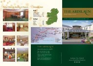 Hotel Brochure here - The Ardilaun Hotel Galway