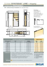 Technisches Datenblatt Trockenbau - Eclisse