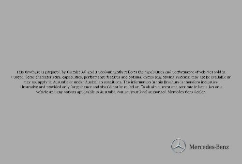 M-Class Brochure - Mercedes-Benz