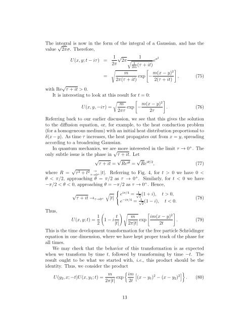 1 Introduction 2 Resolvents and Green's Functions