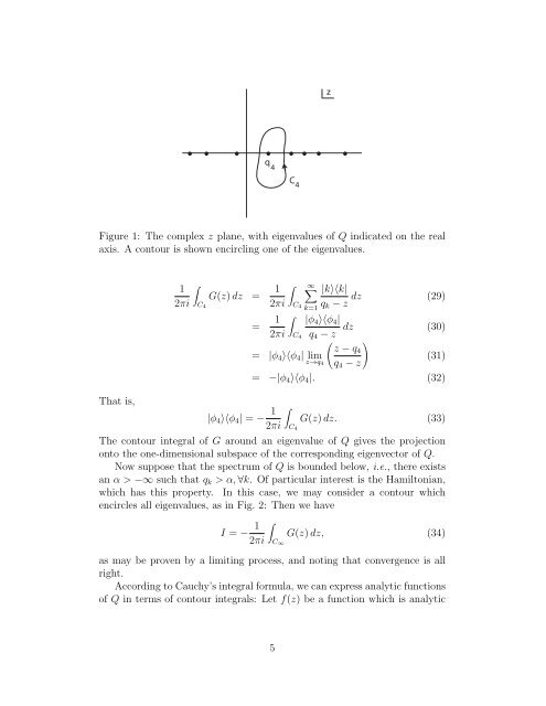1 Introduction 2 Resolvents and Green's Functions