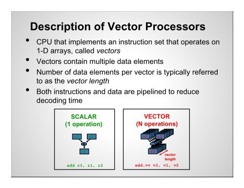 Vector and SIMD Processors