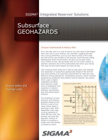 Subsurface GEOHAZARDS - Sigmacubed.com