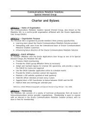 Charter and Bylaws