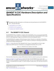BANDIT II C2C - Encore Networks