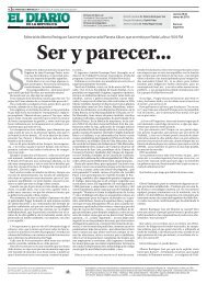 Editorial: Ser y parecer... - El Diario de la RepÃºblica