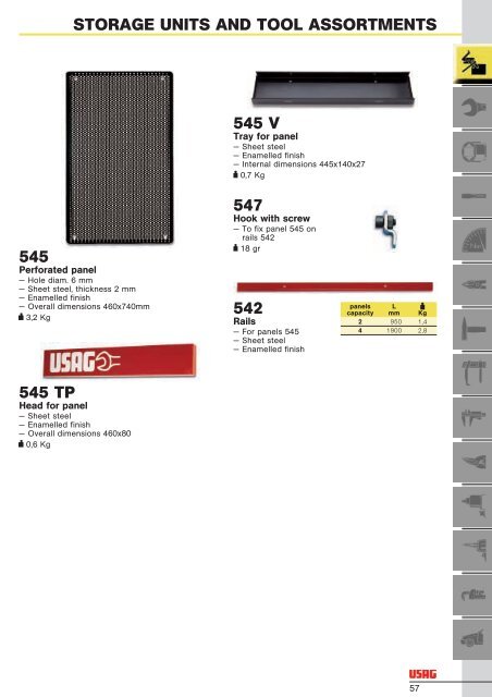 STORAGE UNITS AND TOOL ASSORTMENTS