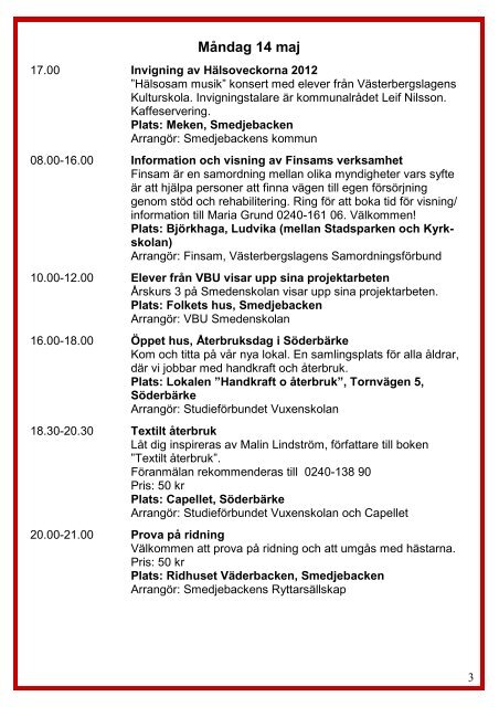 Program 20120328 - Smedjebackens kommun