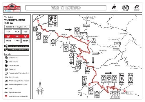 MAPA DE SEGURIDAD - Rallye Santander Cantabria