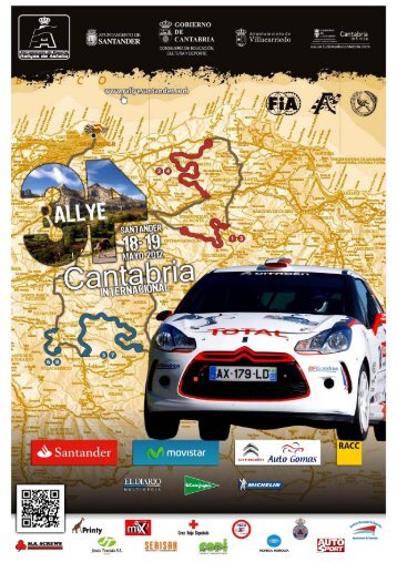 plano punto de acceso al tramo - Rallye Santander Cantabria