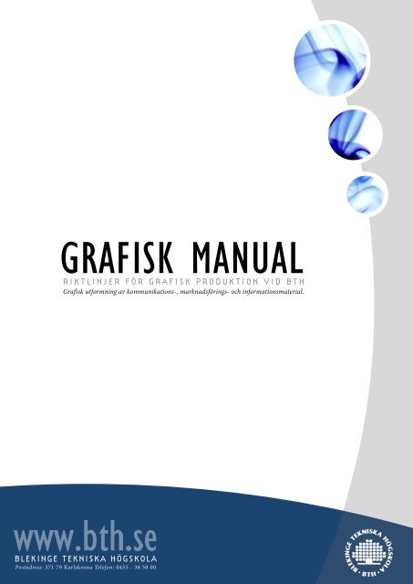 GRAFISK MANUAL - Blekinge Tekniska Högskola