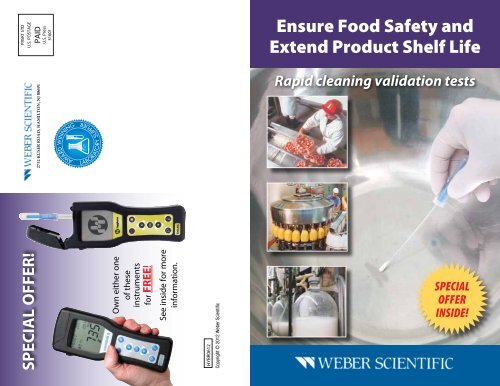 Ensure Food Safety and Extend Product Shelf Life - Weber Scientific