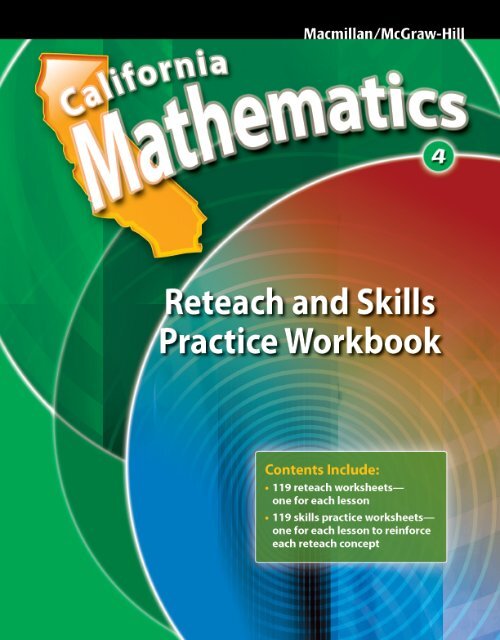 Reteach and Skills Practice Workbook