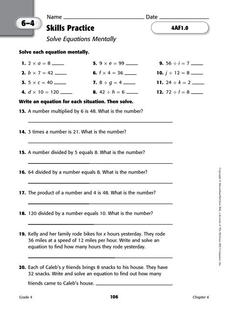 Reteach and Skills Practice Workbook