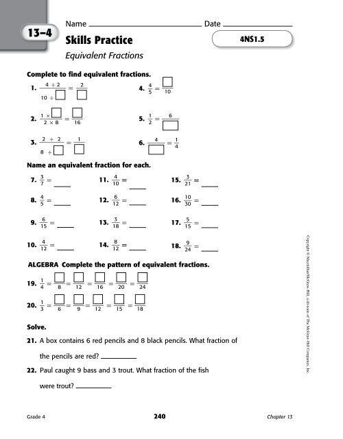 Reteach and Skills Practice Workbook