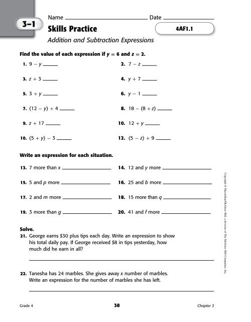 Reteach and Skills Practice Workbook