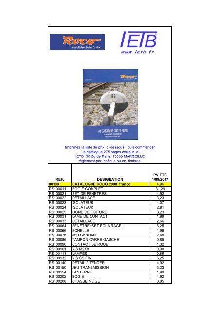 Aiguille droit courbe R5/R6 Roco