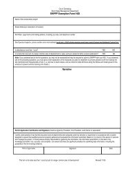 SWPPP Exemption Form/ NOI Narrative - City of Dyersburg