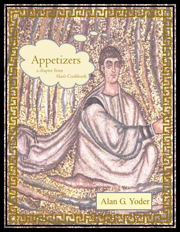 Appetizers - Alan's Cookbook