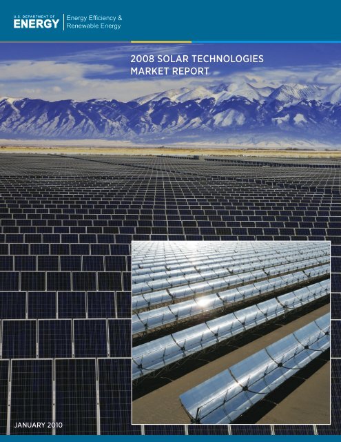 2008 Solar Technologies Market Report - EERE - U.S. Department