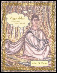 Vegetables - Alan's Cookbook