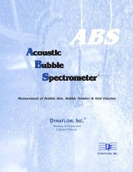 ABS Acoustic Bubble Spectrometer - Dynaflow, Inc.