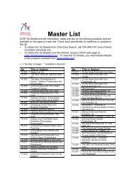 Master List - Child Care Resources