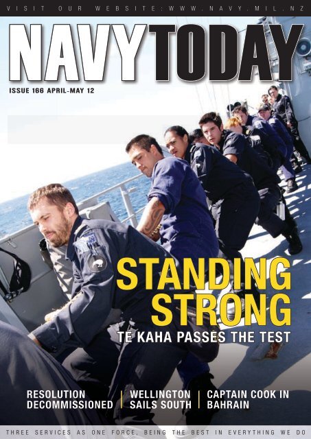 May 2012, Issue 166 - Royal New Zealand Navy