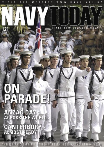 CANTERBURY - ANZAC DAY - - Royal New Zealand Navy