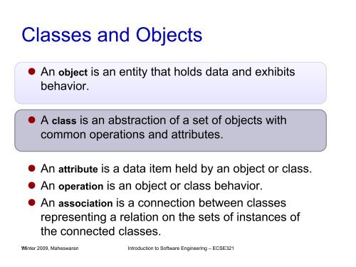 Introduction to Software Engineering