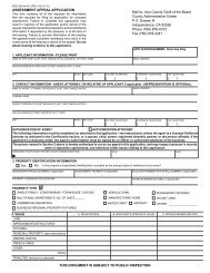 Application for Changed Assessment Form - County of Inyo