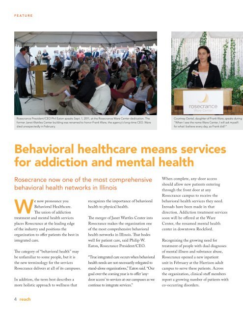 PDF version of the complete issue here - Rosecrance Health Network