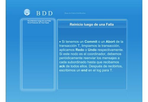 BDD Bases de Datos Distribuidas