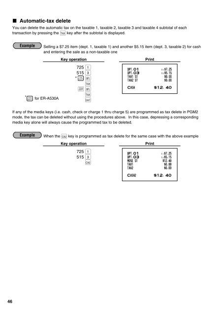 ER-A520/ER-A530 INSTRUCTION MANUAL