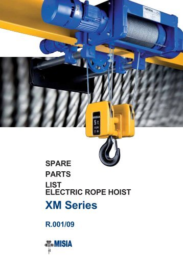 misia wire rope hoists xm series - SPB KRAN d.o.o.