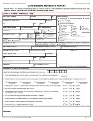 confidential morbidity report - California Department of Public Health