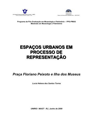 Lucia Helena dos Santos Torres - PPG-PMUS - Museu de ...
