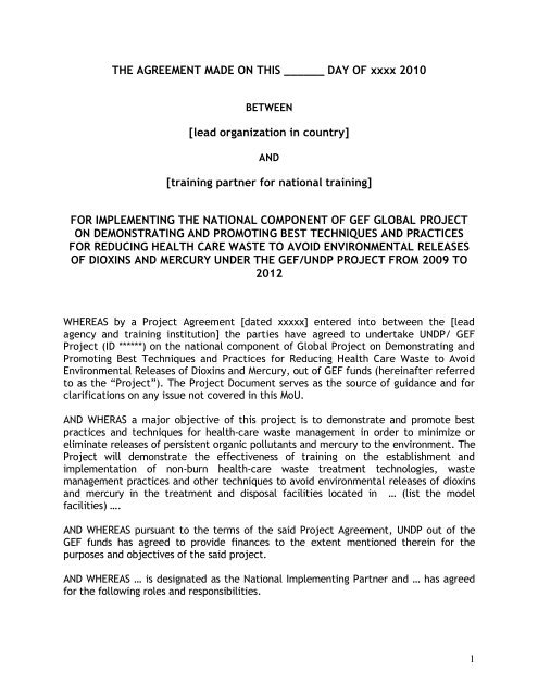 mou contract mou contract