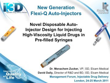 New Generation Flexi-Q Auto-Injectors - DALI Medical Devices