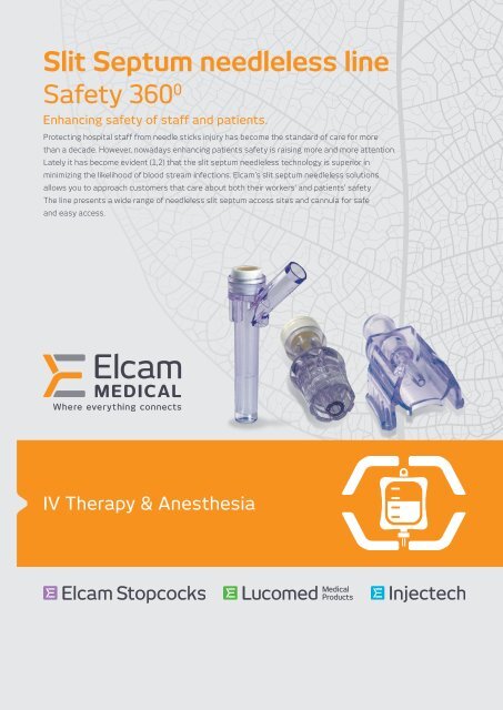 Needleless Devices - Elcam Medical