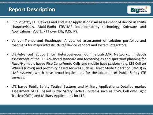 A Public Safety LTE Global Assessment Market Size, Technology to 2020